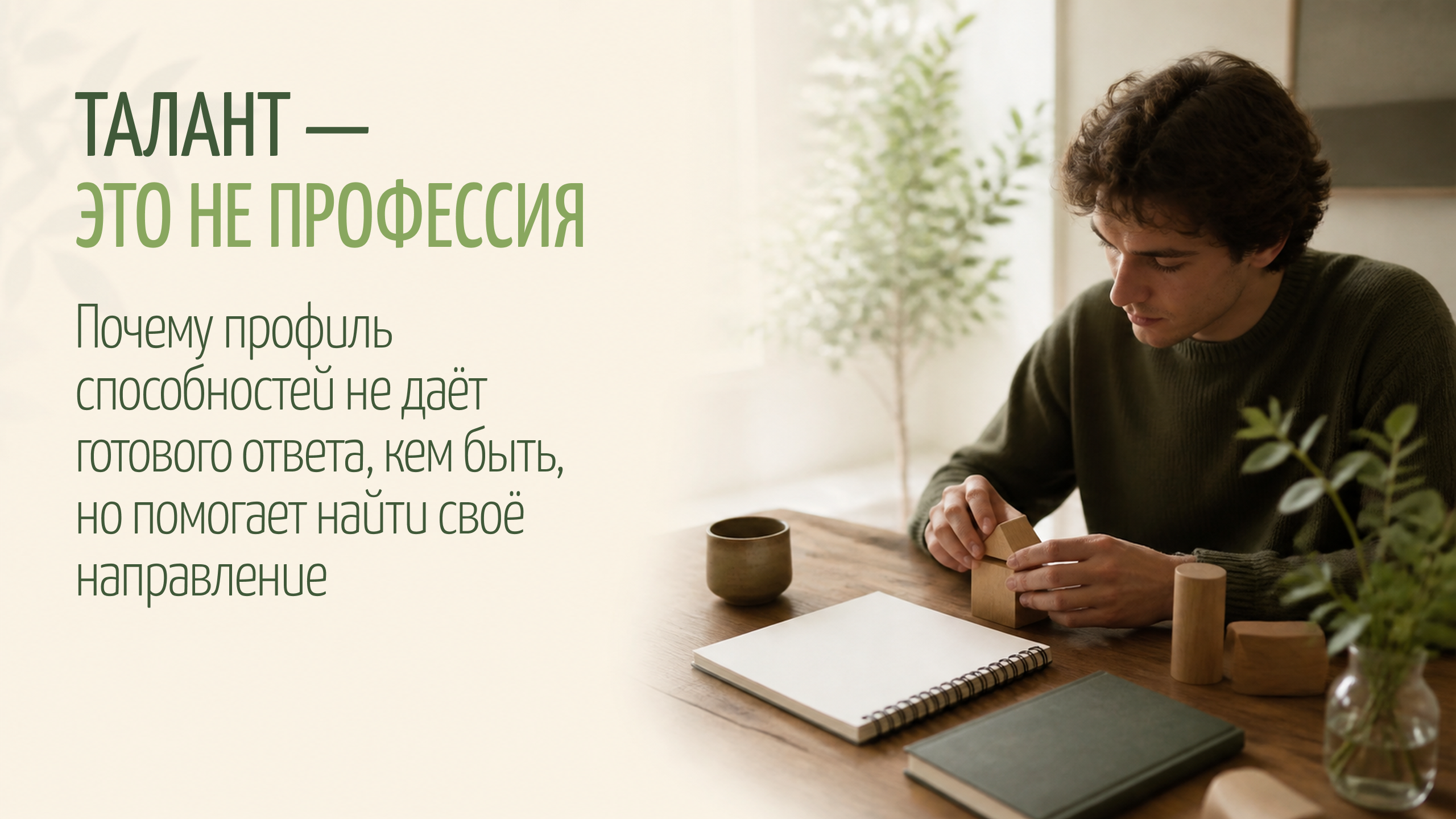 Талант — это не профессия: как правильно читать свой профиль