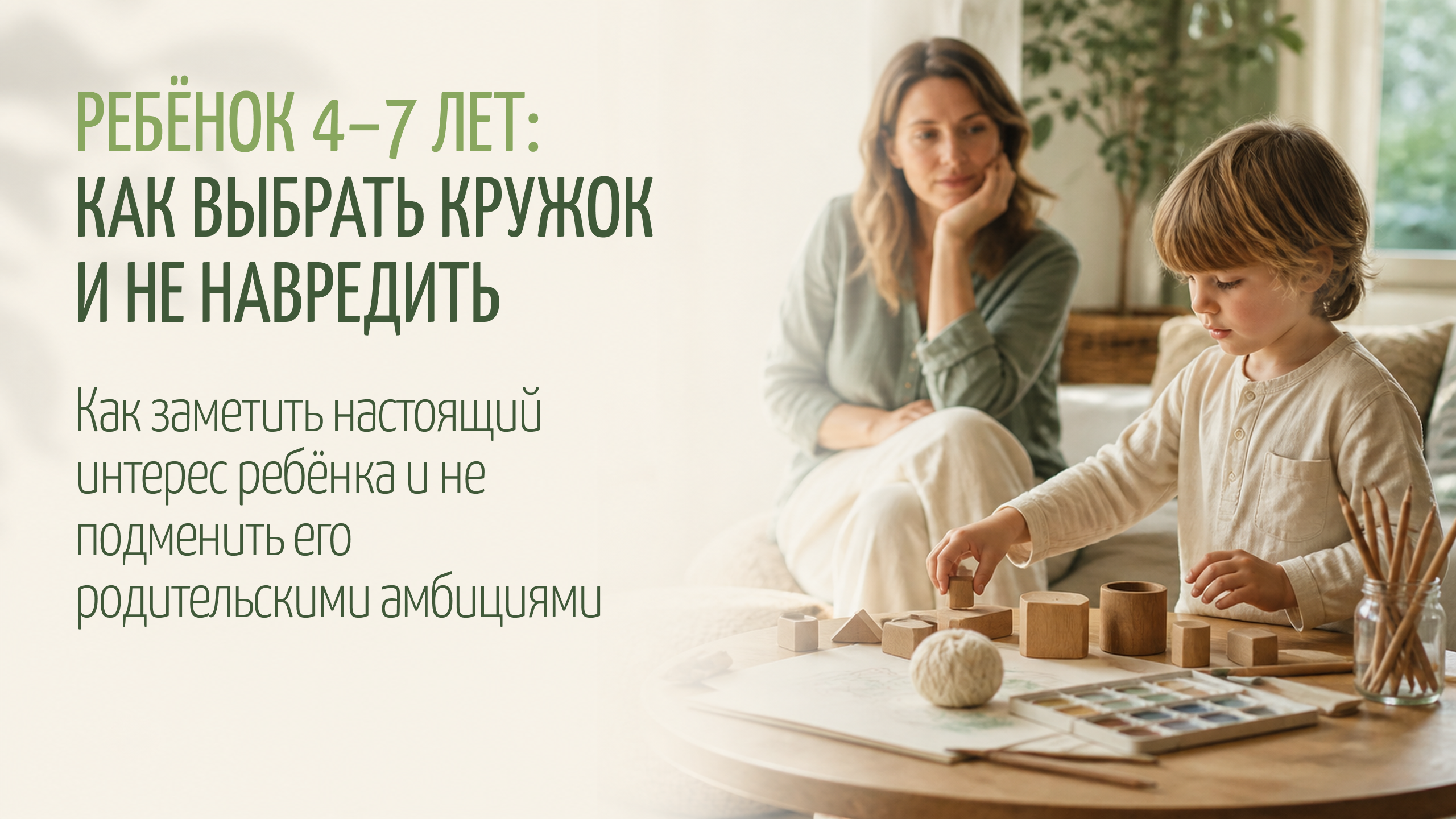 Ребёнок 4–7 лет: как выбрать кружок и не сломать