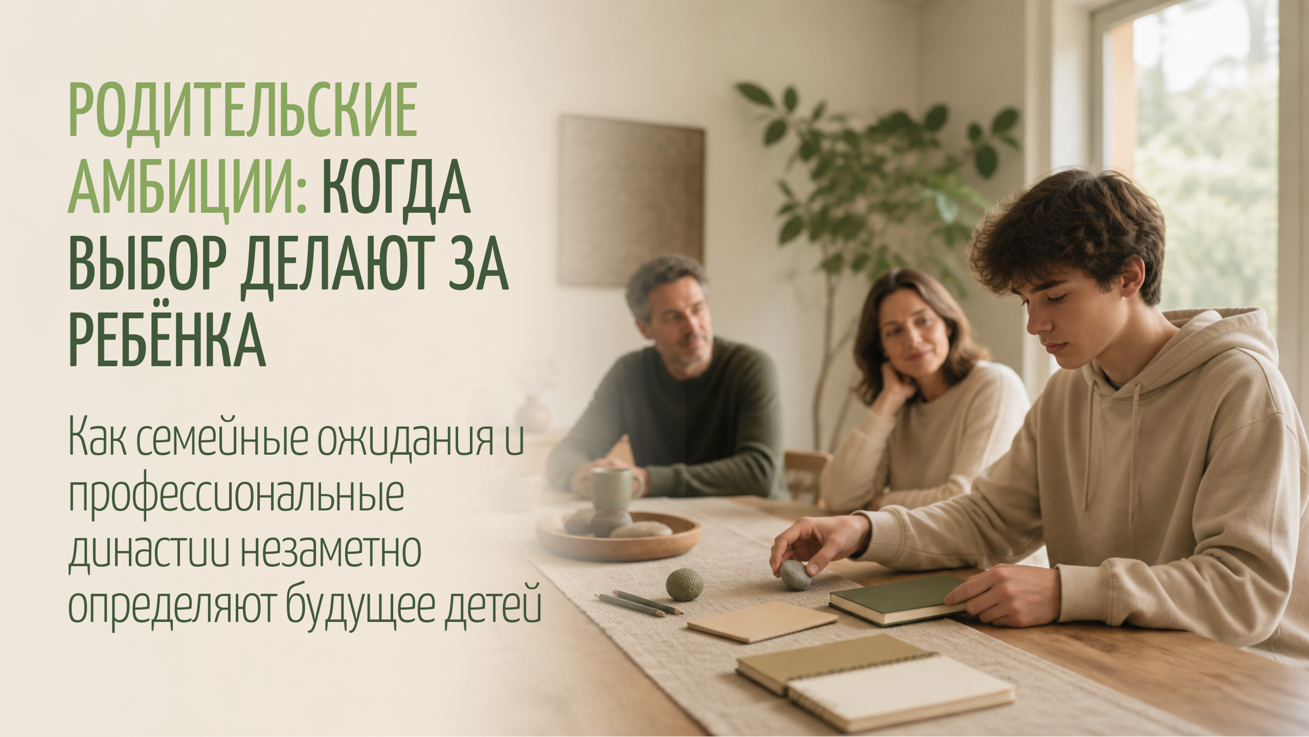 Родительские амбиции: когда выбор делают за ребёнка