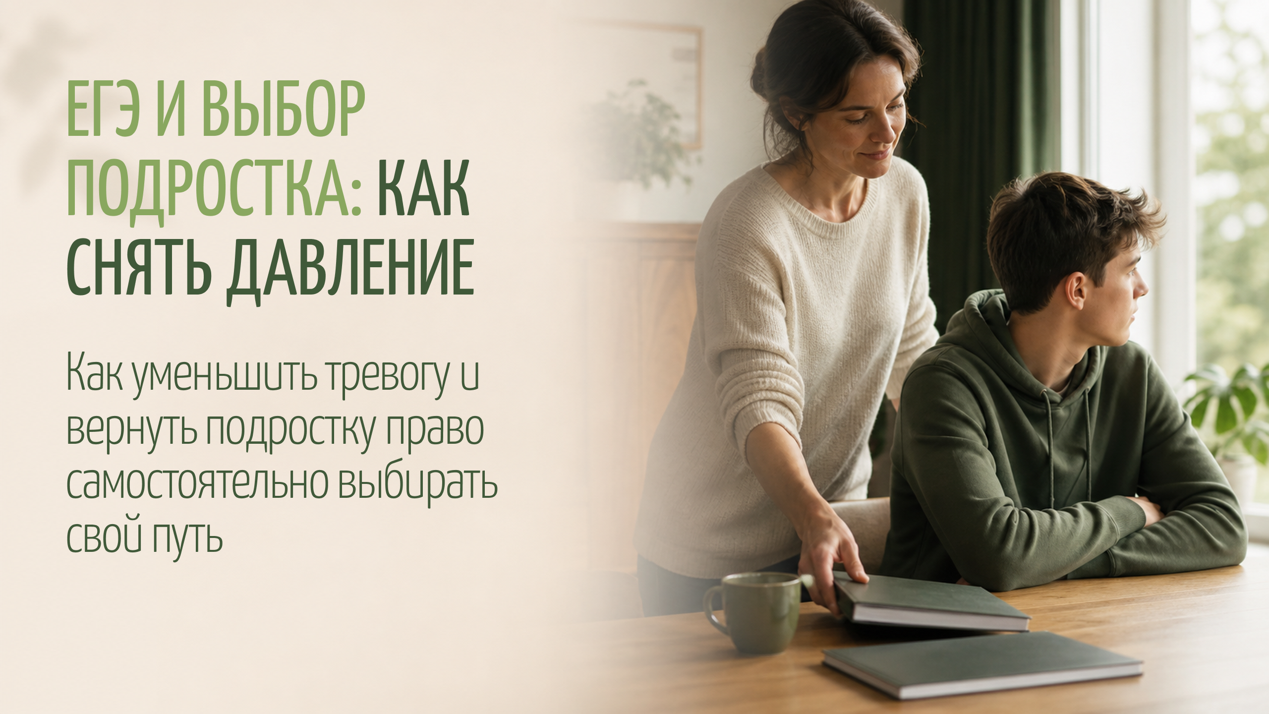 ЕГЭ и выбор подростка: как снять прессинг